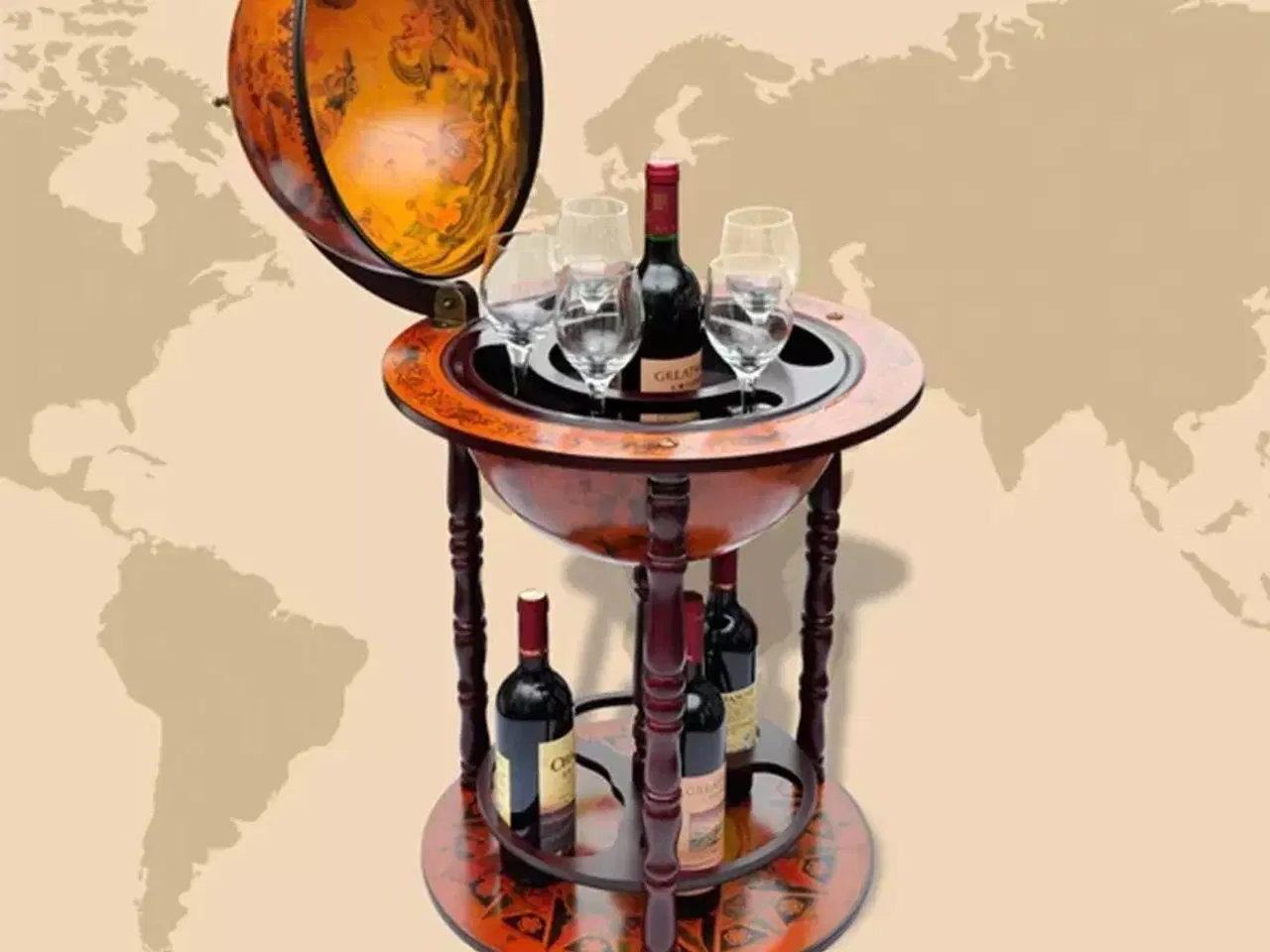 Billede 3 - Globusbarskab eukalyptustræ