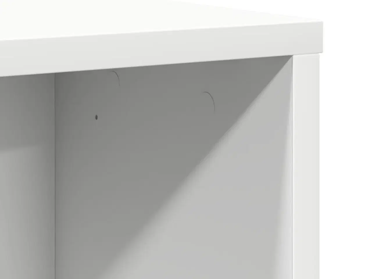 Billede 8 - Bogreol 60x24x85 cm konstrueret træ hvid