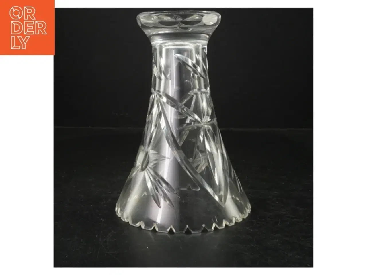 Billede 2 - Klar krystalvase (str. 21 cm)