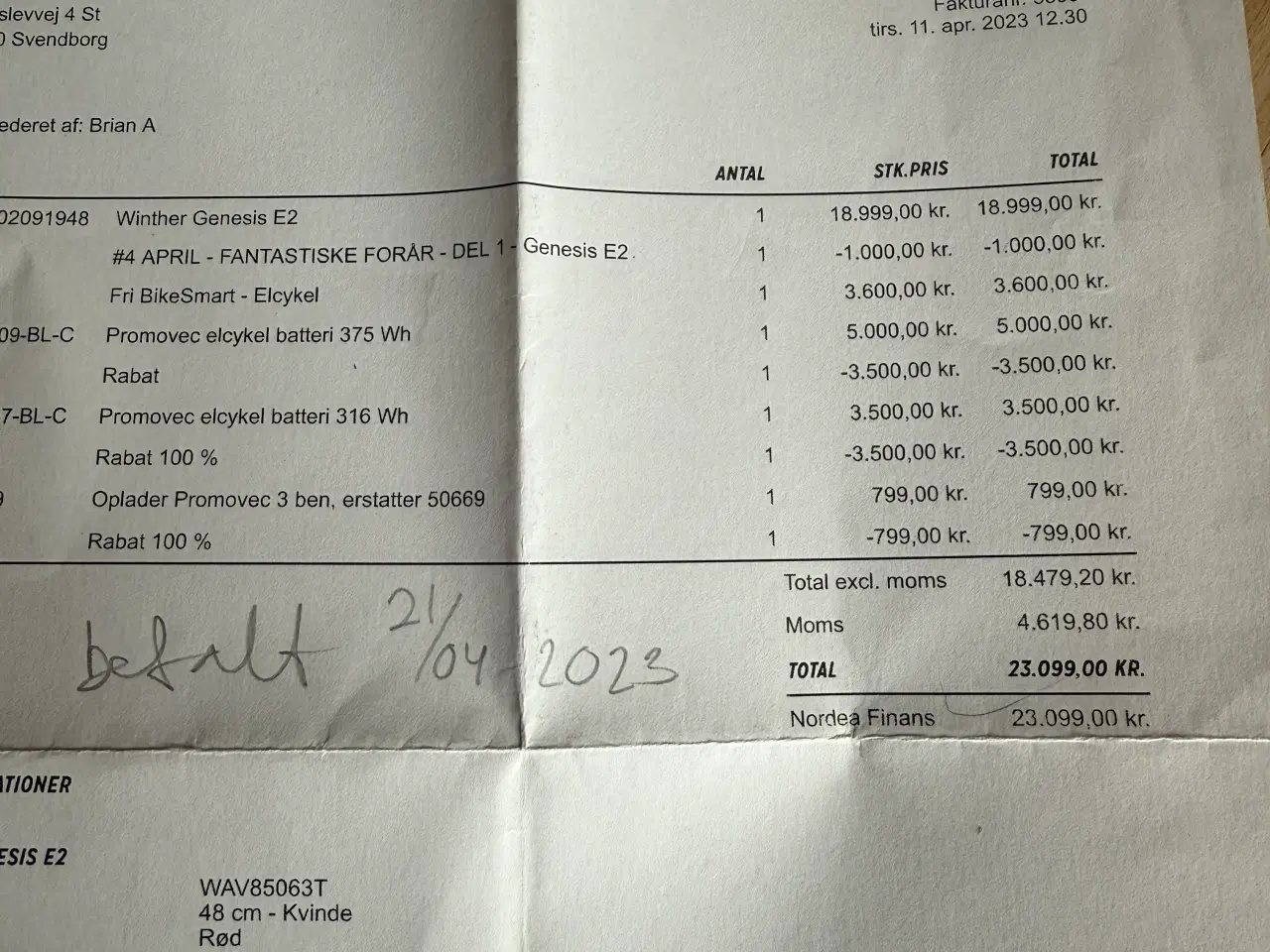 Billede 5 - Winther Elcykel