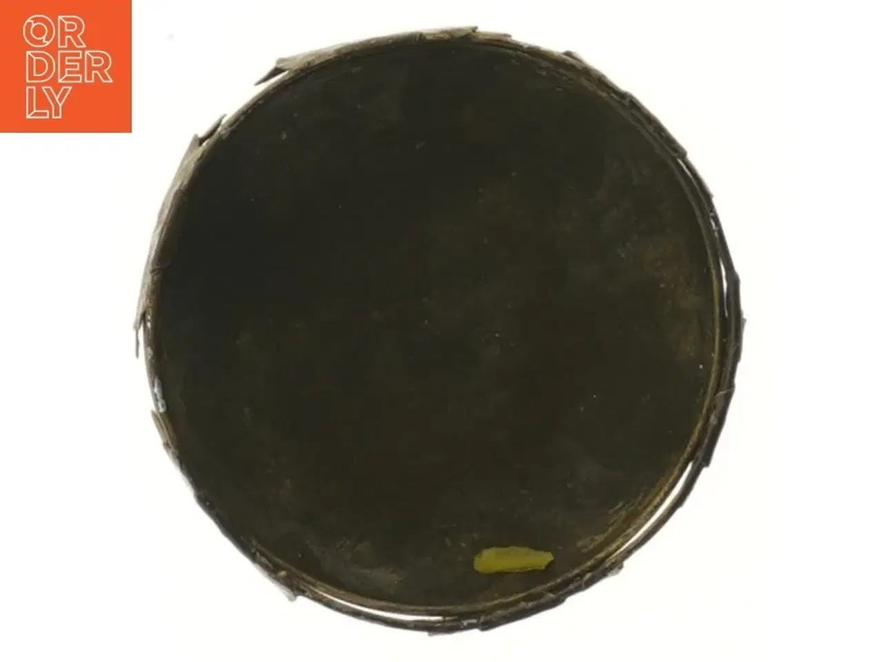 Billede 3 - Dekorativ metalring med bladdesign (str. Ø 11 cm)