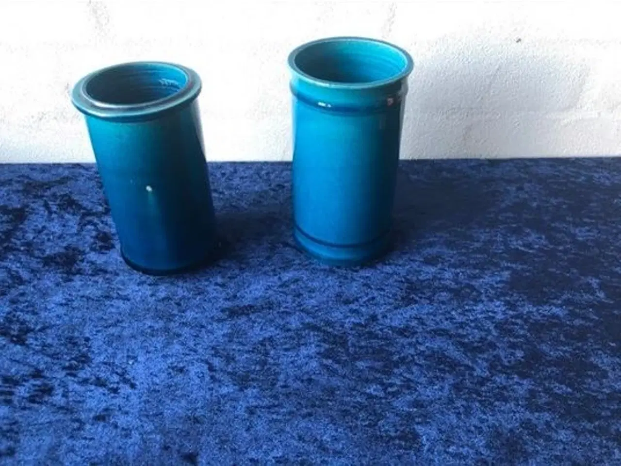 Billede 1 - Kähler, Vase turkis glasur
