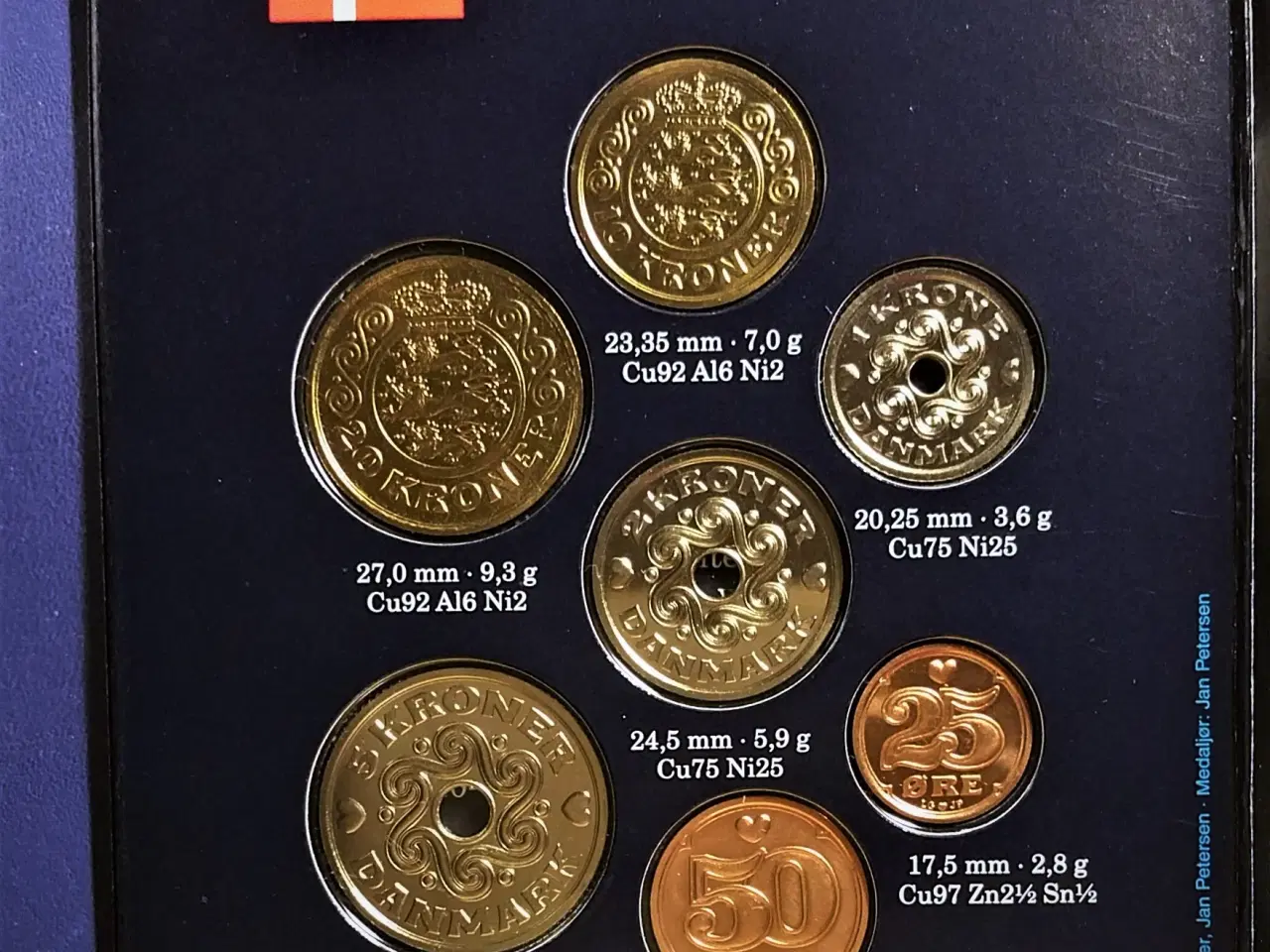 Billede 1 - DET KGL MØNTSÆT 1999  Margrethe II TOP Stand!