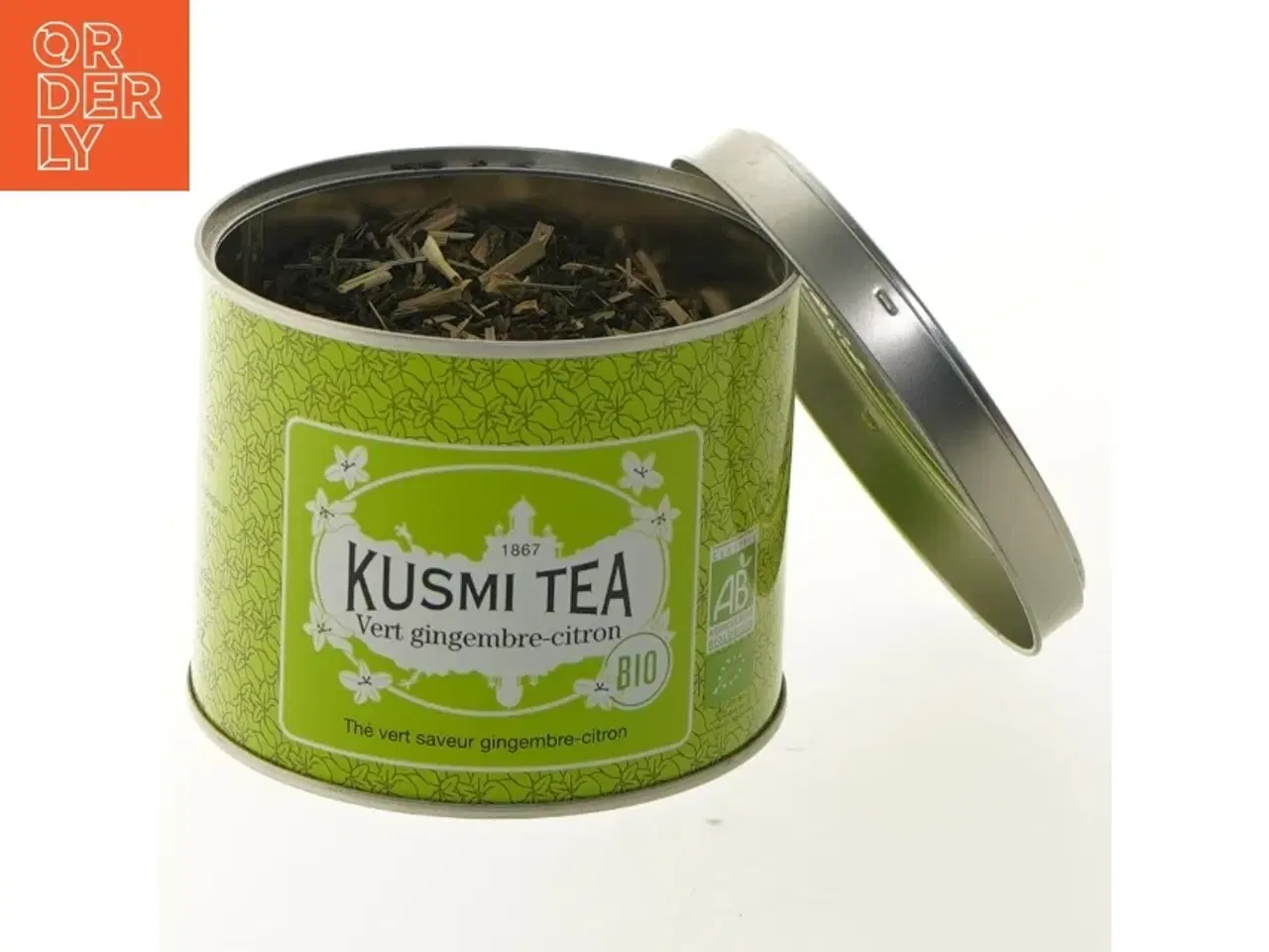 Billede 3 - Kusmi Tea grøn te med ingefær og citron fra Kusmi Tea (str. Ø 10x8,5 cm)