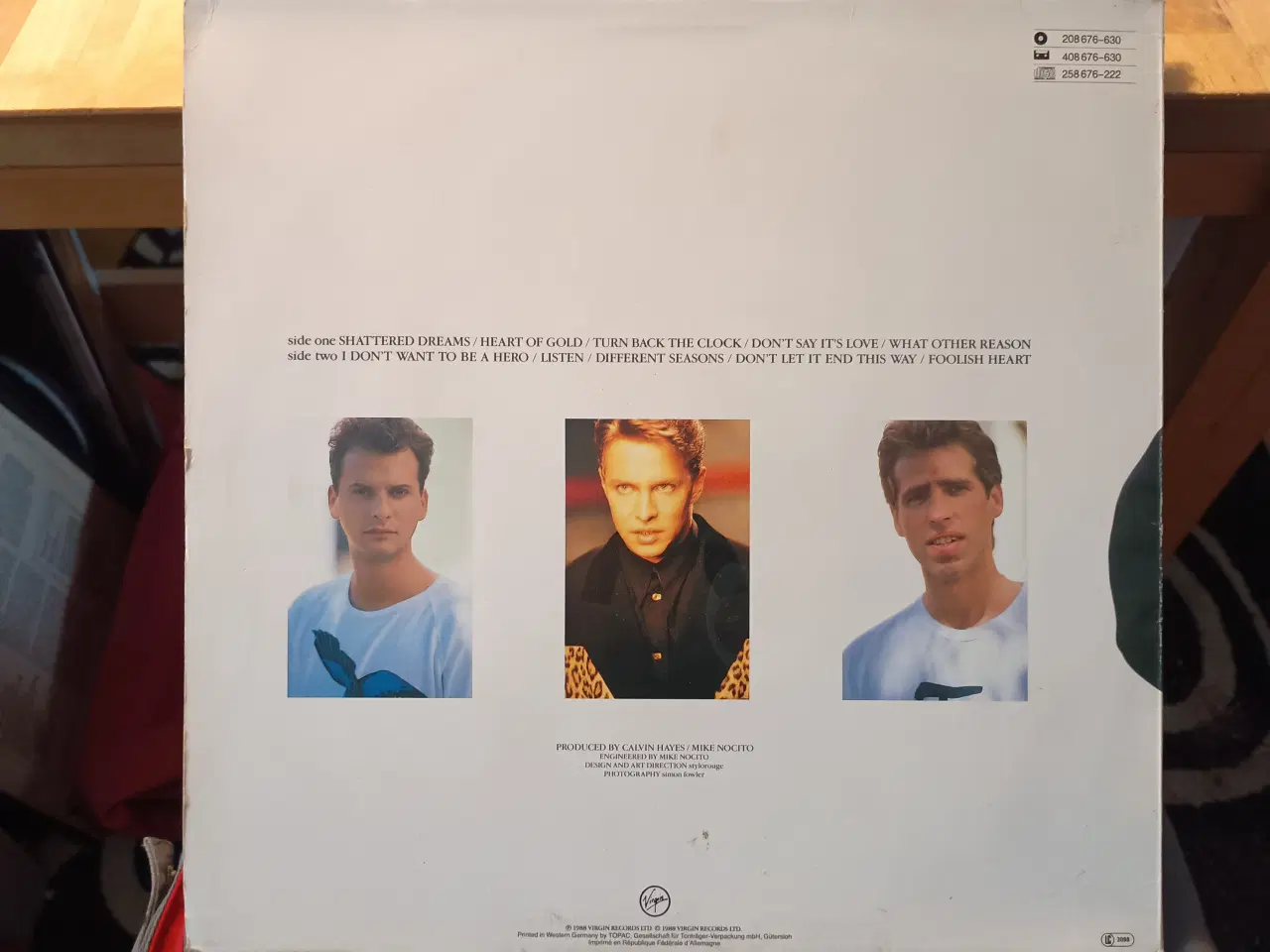 Billede 2 - Johnny Hates Jazz, Turn Back The Clock. 
