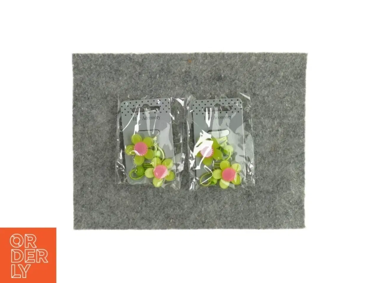 Billede 1 - Hårelastikker blomster (2 stk.)