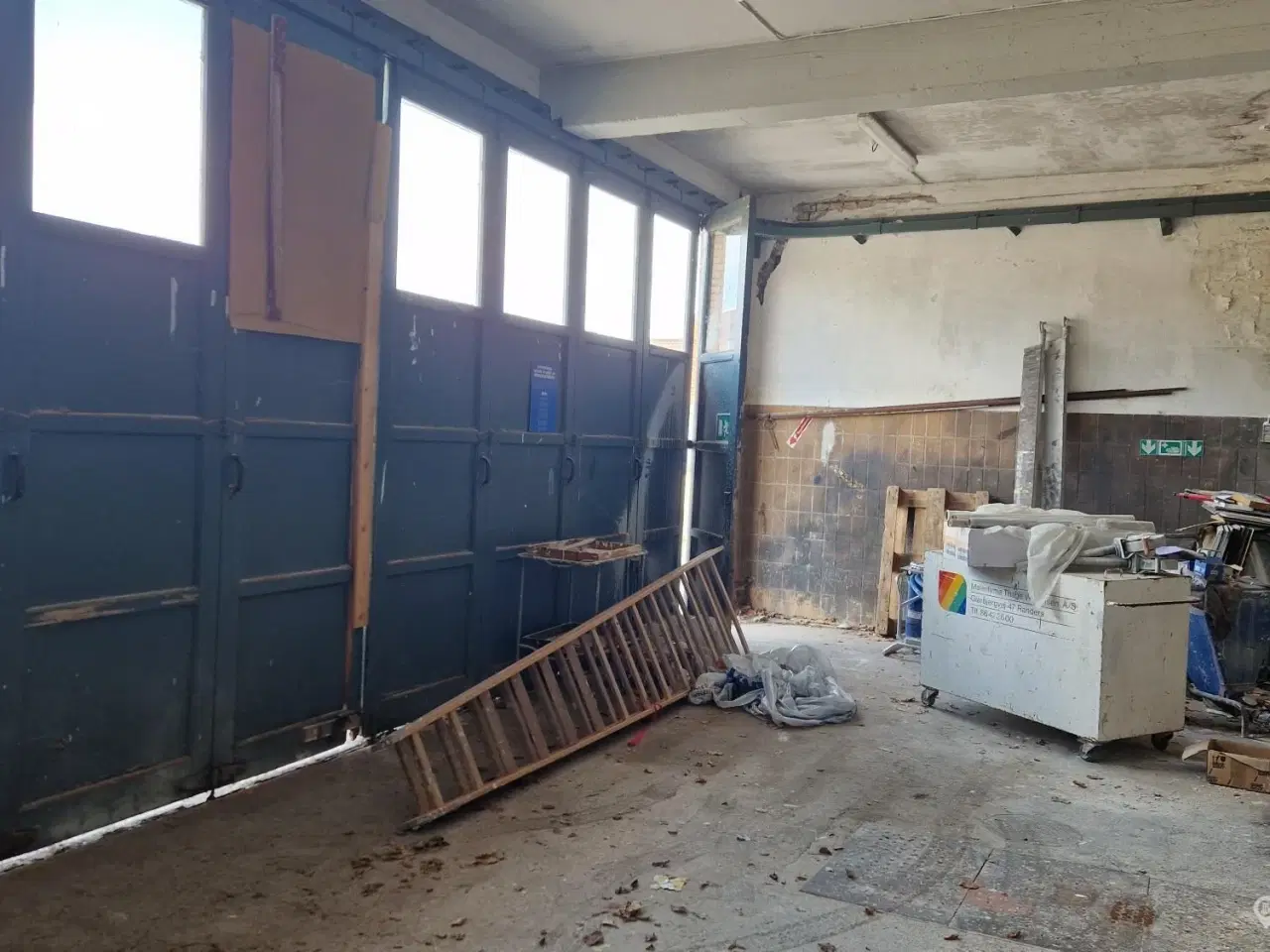 Billede 2 - Randers Kaserne. Den gamle tankstation. Garage/lager formål