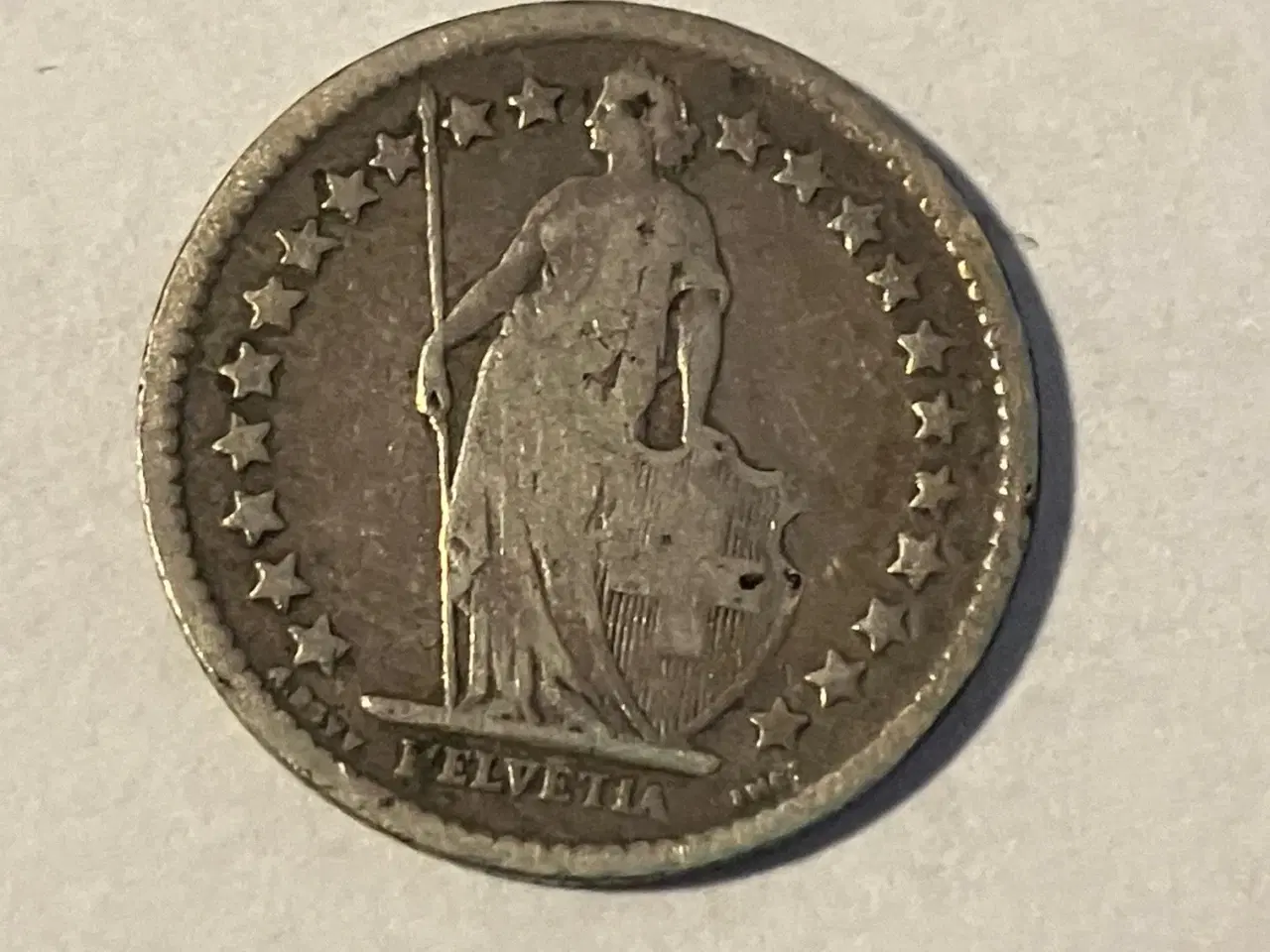 Billede 2 - 1/2 Franc 1898 Switzerland