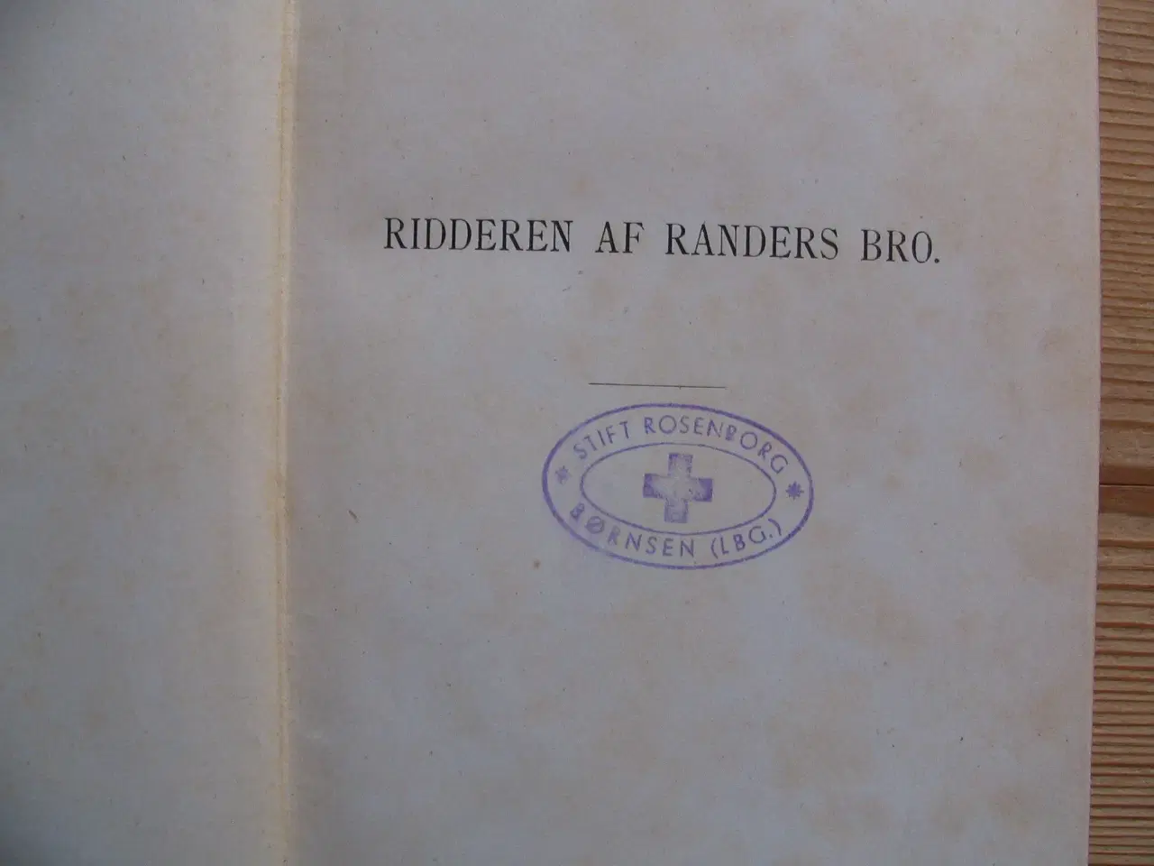 Billede 4 - M.V. Brun. Ridderen af Randers kro, fra 1881