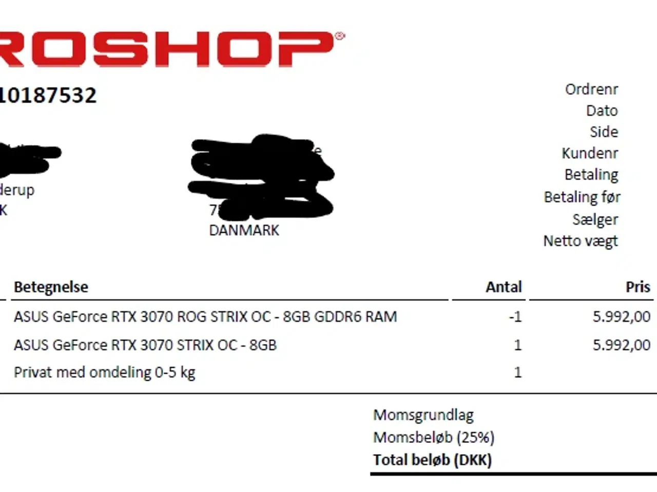 Billede 3 - Asus strix Rtx 3070 