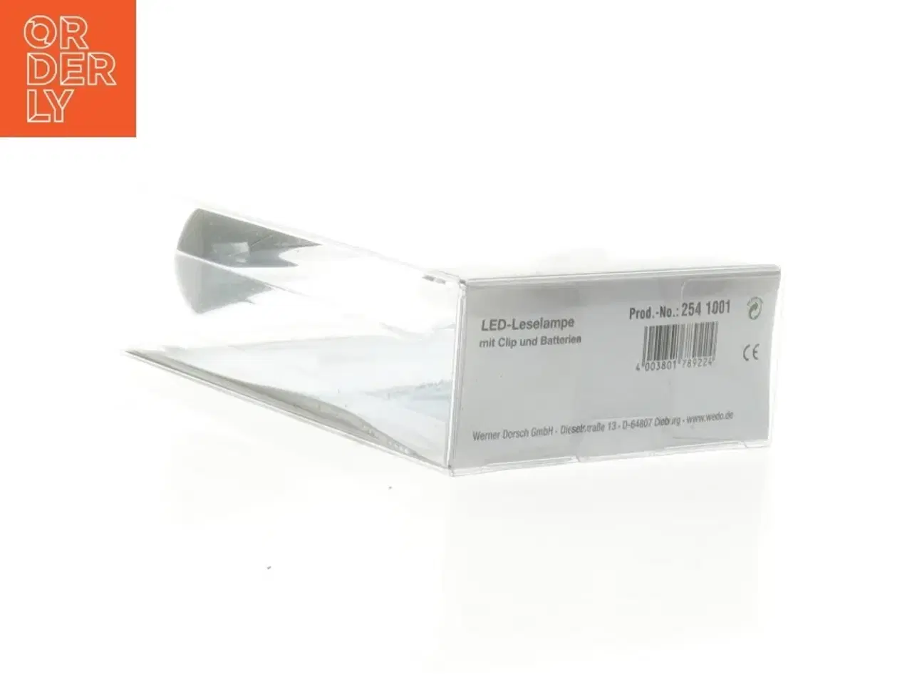 Billede 3 - LED Læselampe med Klip (str. 3 x 8 x 14 cm)