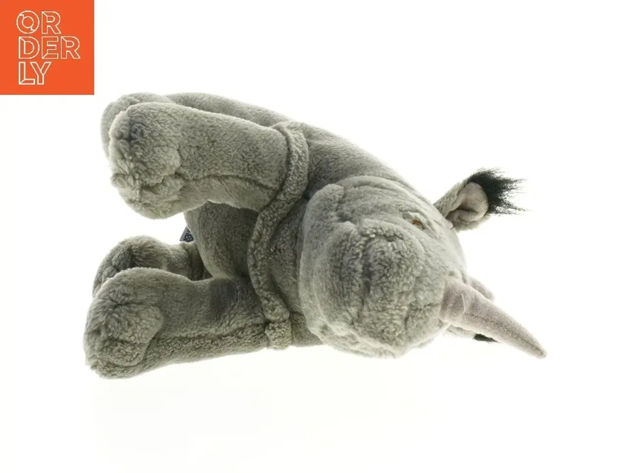 Billede 3 - Tøjdyr, næsehorn (str. 35 x 21 cm)