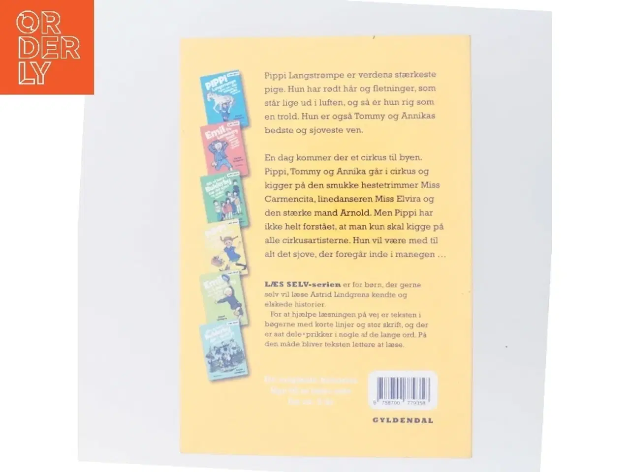 Billede 3 - Pippi Langstrømpe går i cirkus Læs selv af Astrid Lindgren (Bog)