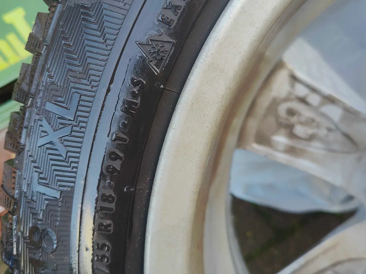 Billede 6 - Vinterhjul 18" - bolte 5x112 - dæk 215x55