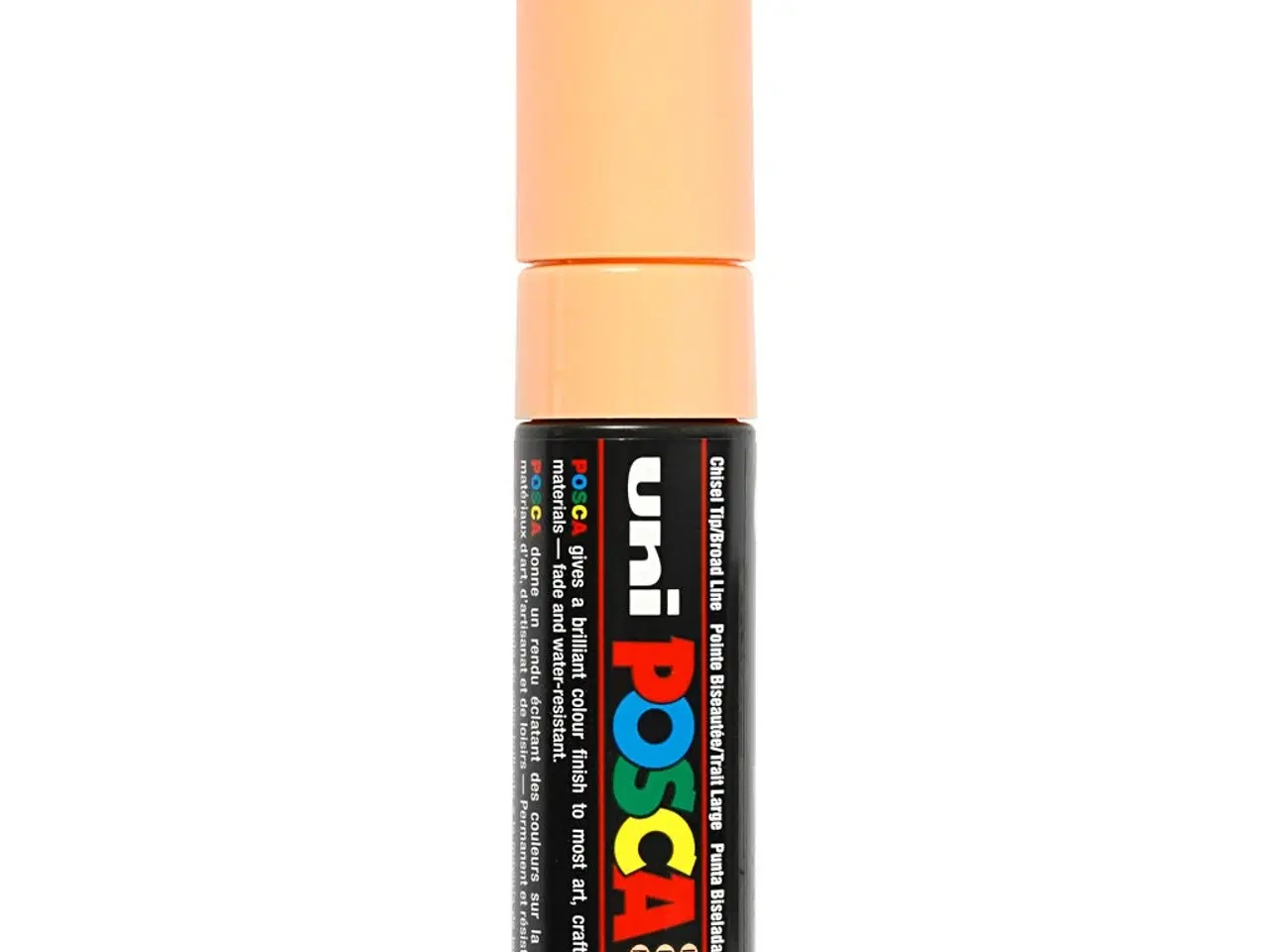 Billede 1 - Posca Tusch, PC-8K, streg 8 mm, broad, pale orange, 1 stk.