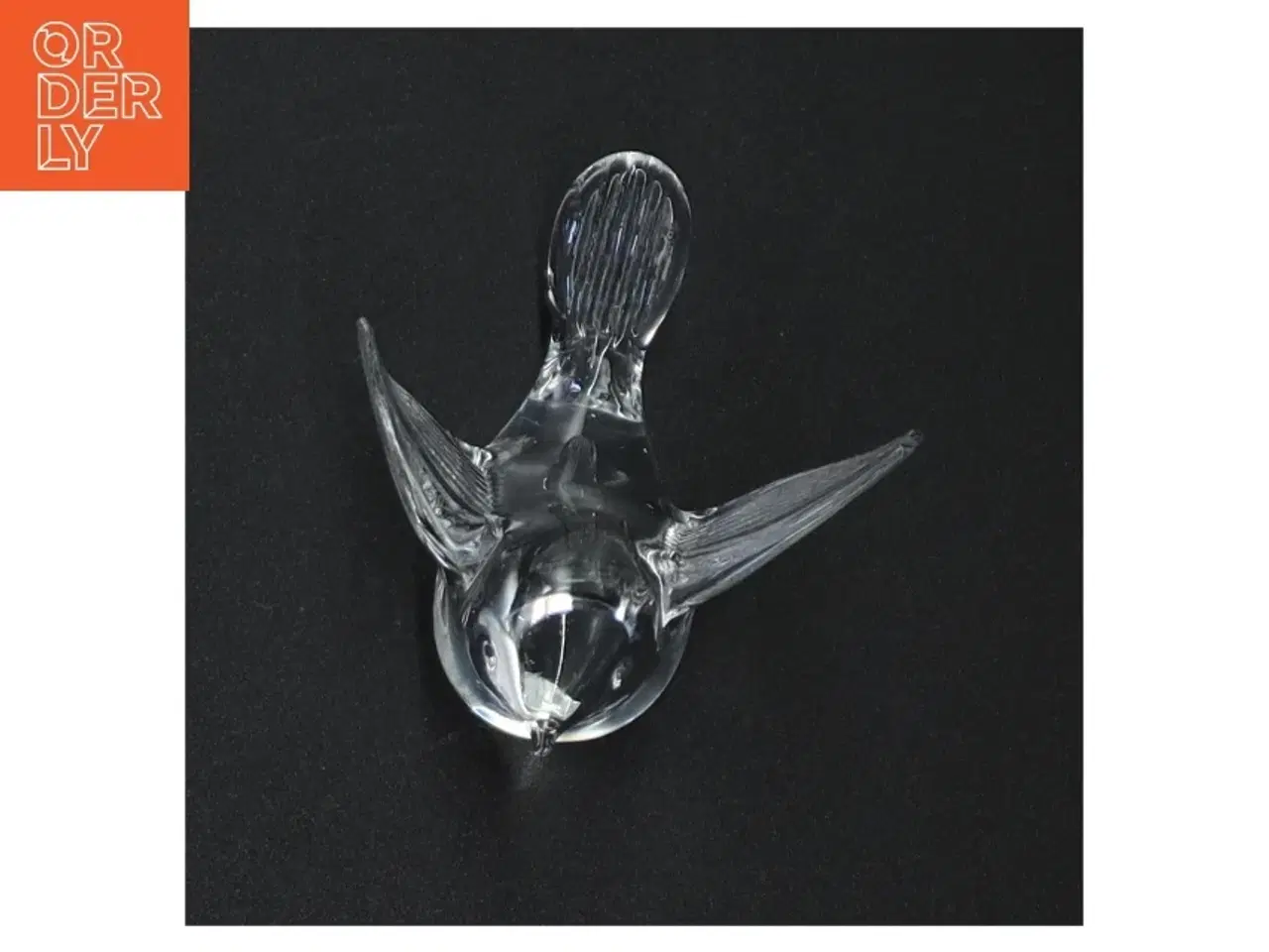 Billede 2 - Glasfugl figur (str. 7 x 9 x 7 cm)
