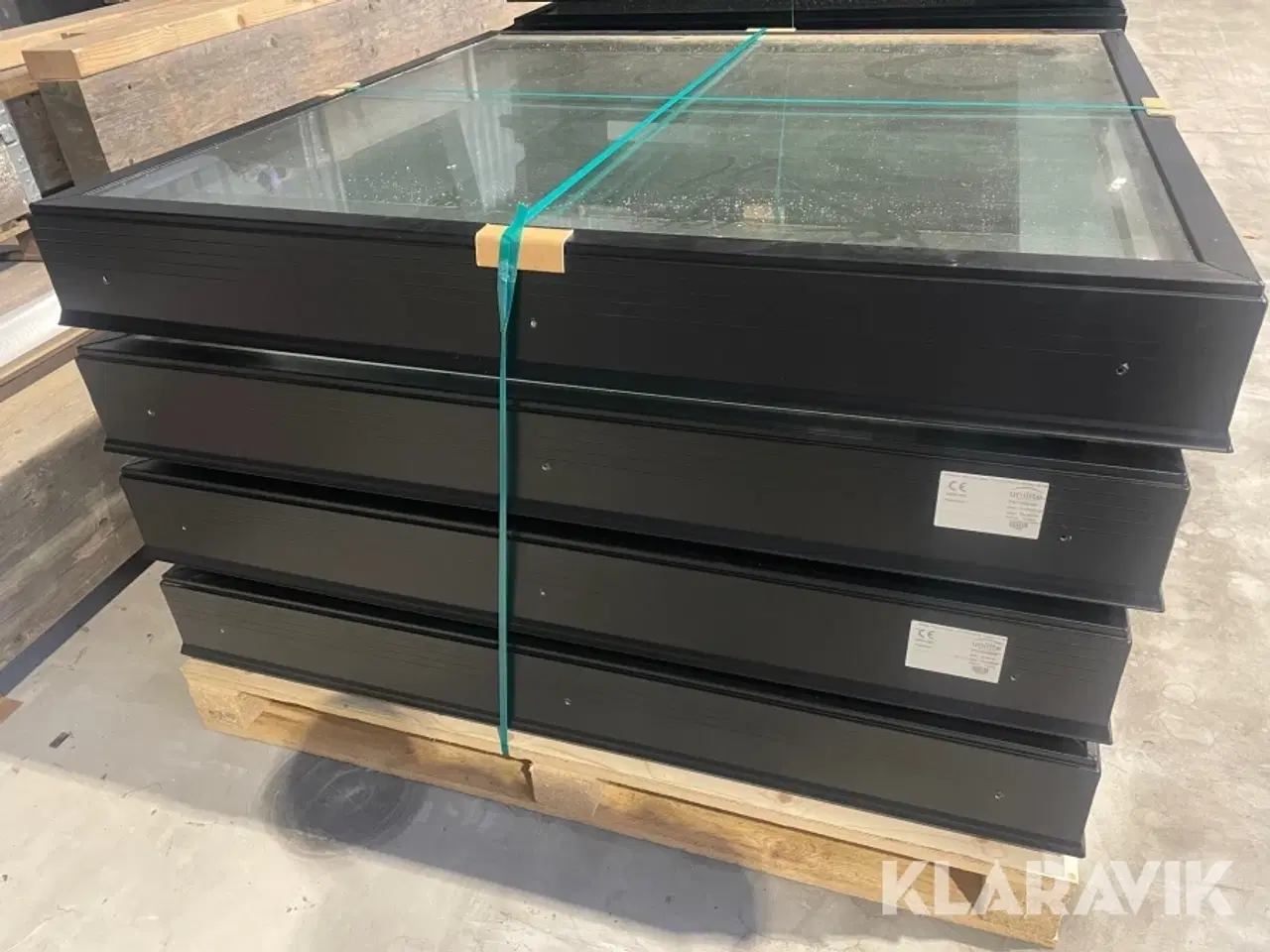 Billede 9 - Ovenlys vinduer Unilite Planlys-glas 4 styk