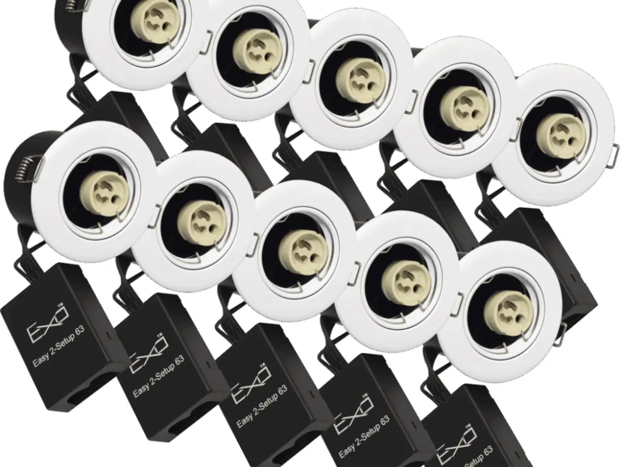 Billede 2 - Exx Easy 2-Setup 63 indbygningsspot hvid