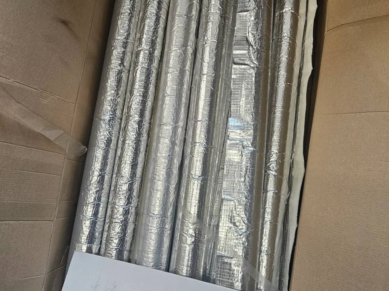 Billede 1 -  Rør isolering med aluminiumsfolie, 22 mm 35 meter