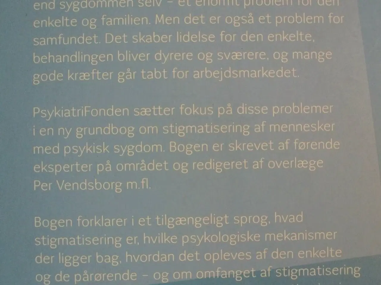 Billede 3 - dømt på forhånd - om stigmatisering af mennesker m