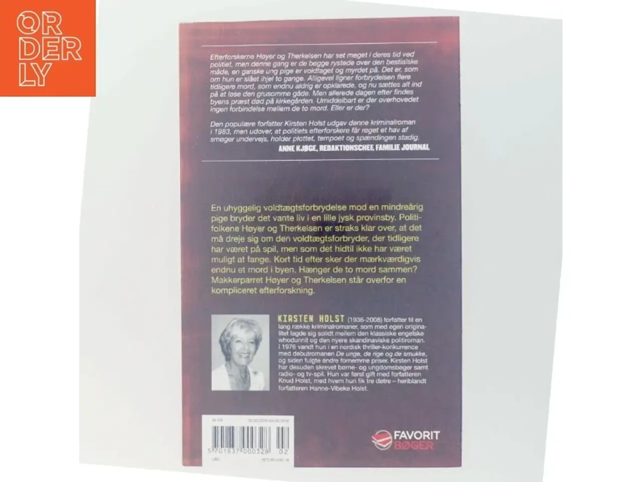 Billede 3 - Kirsten Holst: Når det regner på præsten fra Favorit Bøger