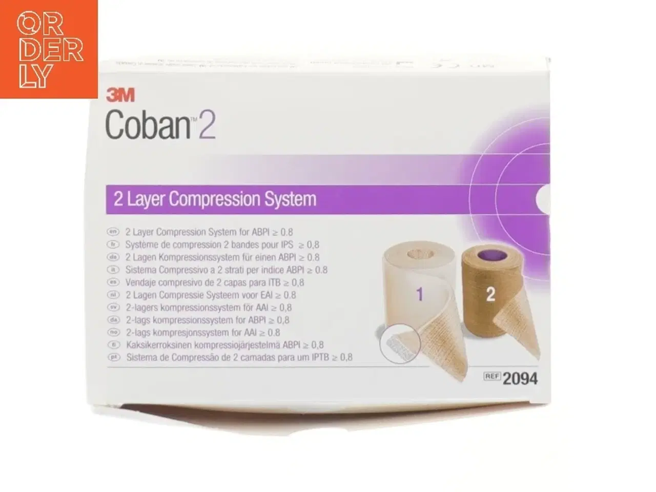 Billede 3 - Coban 2 Kompressionssystem fra 3M (str. 16x11,5 cm)
