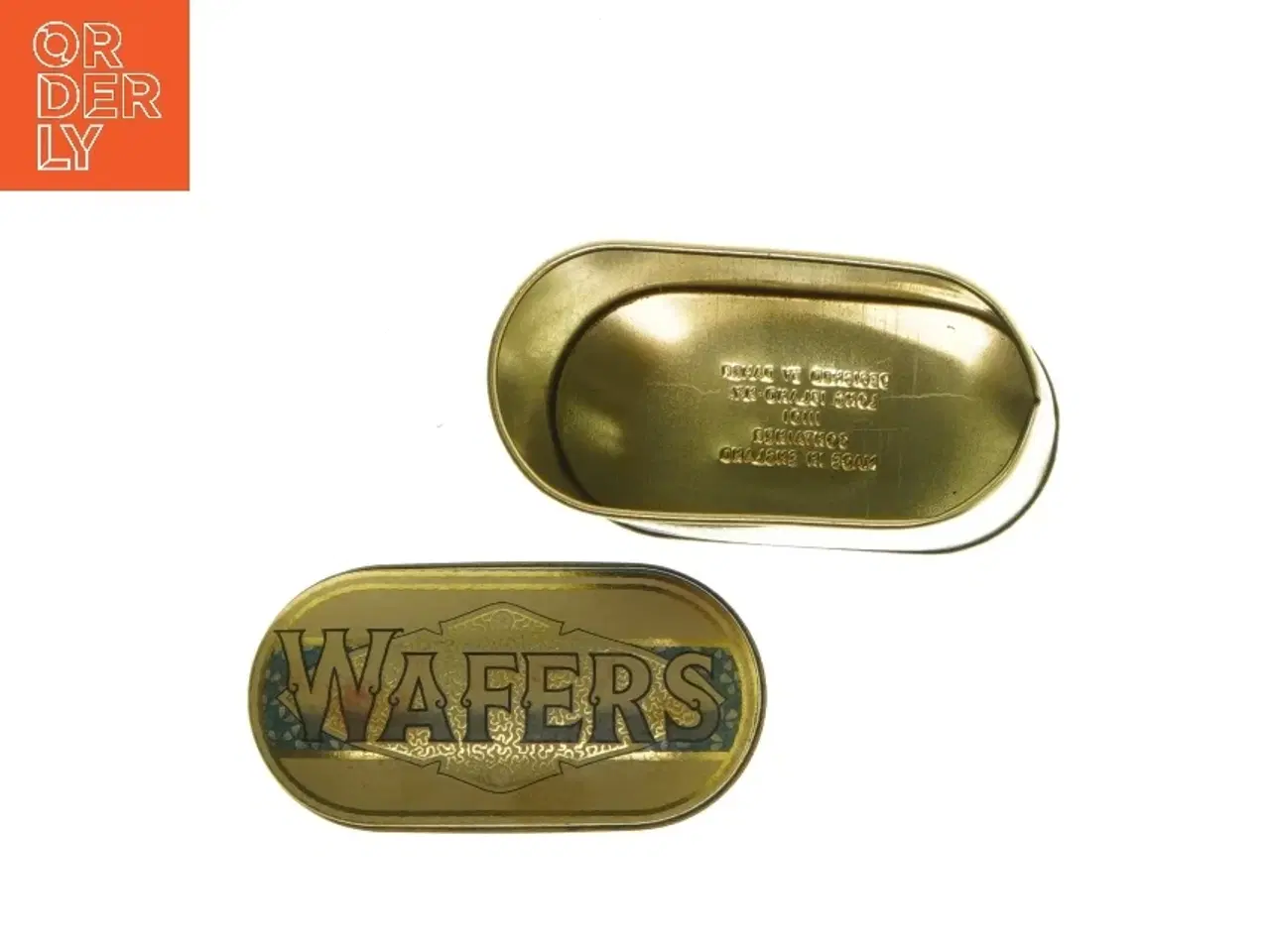 Billede 5 - Retro kagedåse til ingefærkager (str. 14x9,5 cm)