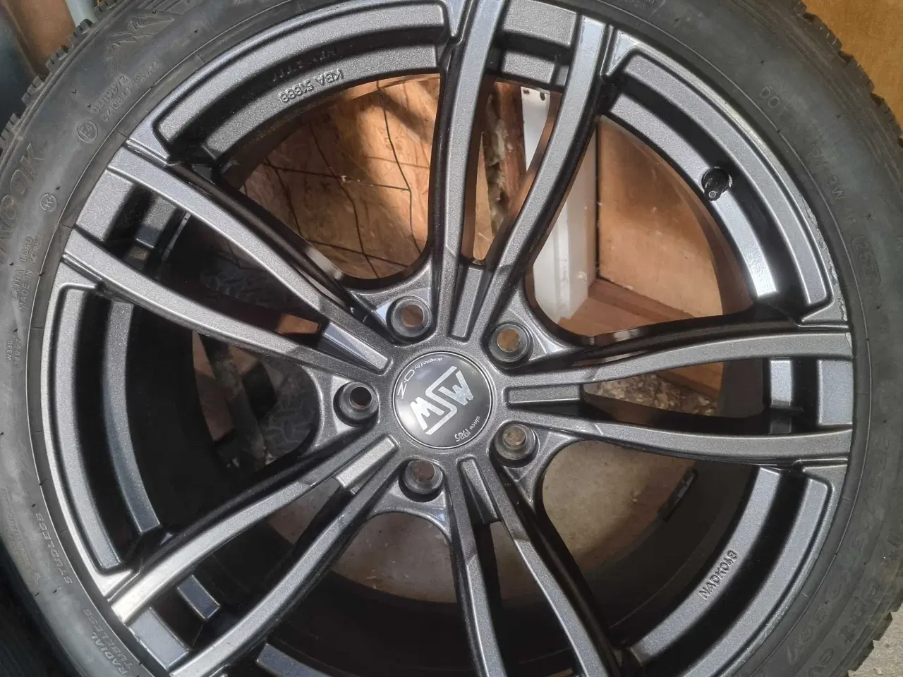 Billede 6 - 19 tommer 5x120 O.Z fælge med gode Vinterdæk 