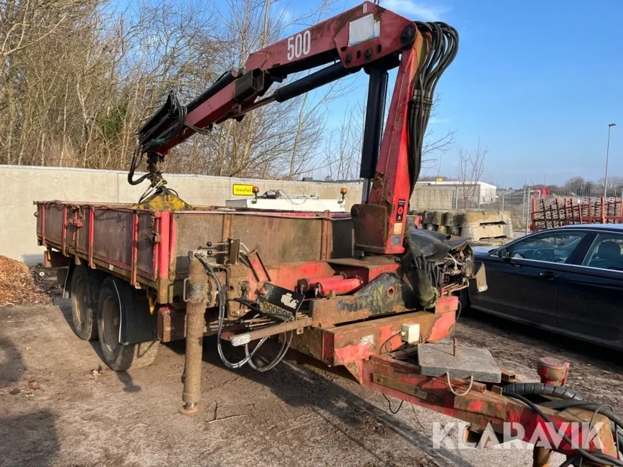 Billede 4 - TipVogn med kran H-T 80TT