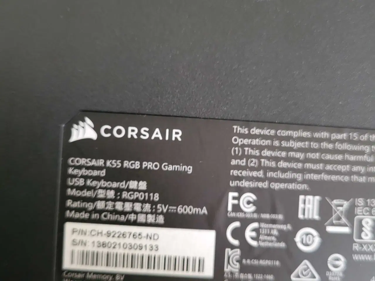 Billede 4 - Razer/corsair tilbehør sælges