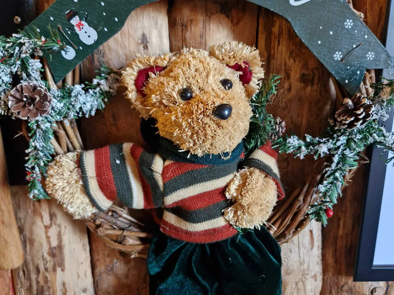 Billede 1 - Sød dør krans 