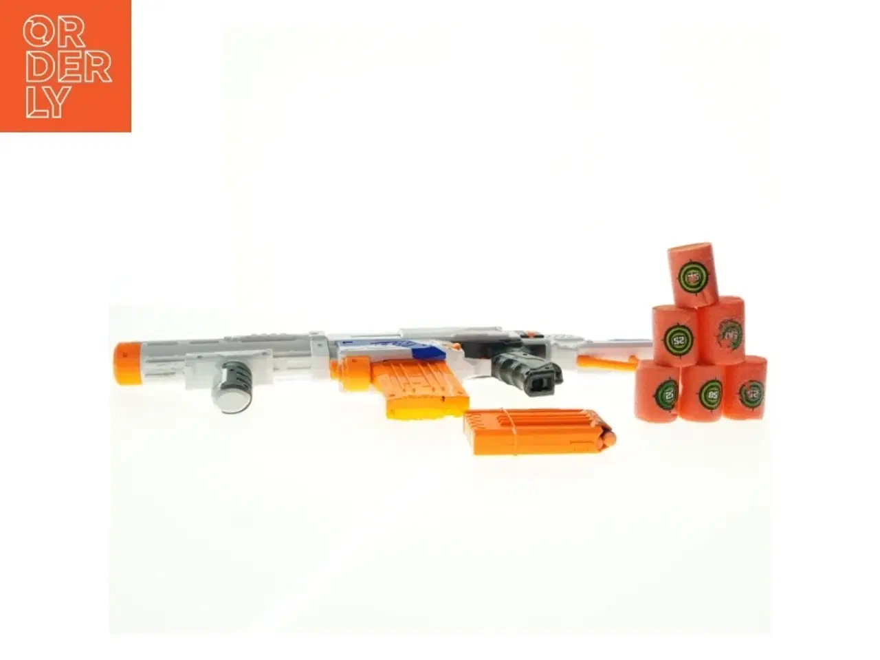 Billede 2 - Legetøjsblaster med skumpile fra Nerf (str. 65 x 24 cm)