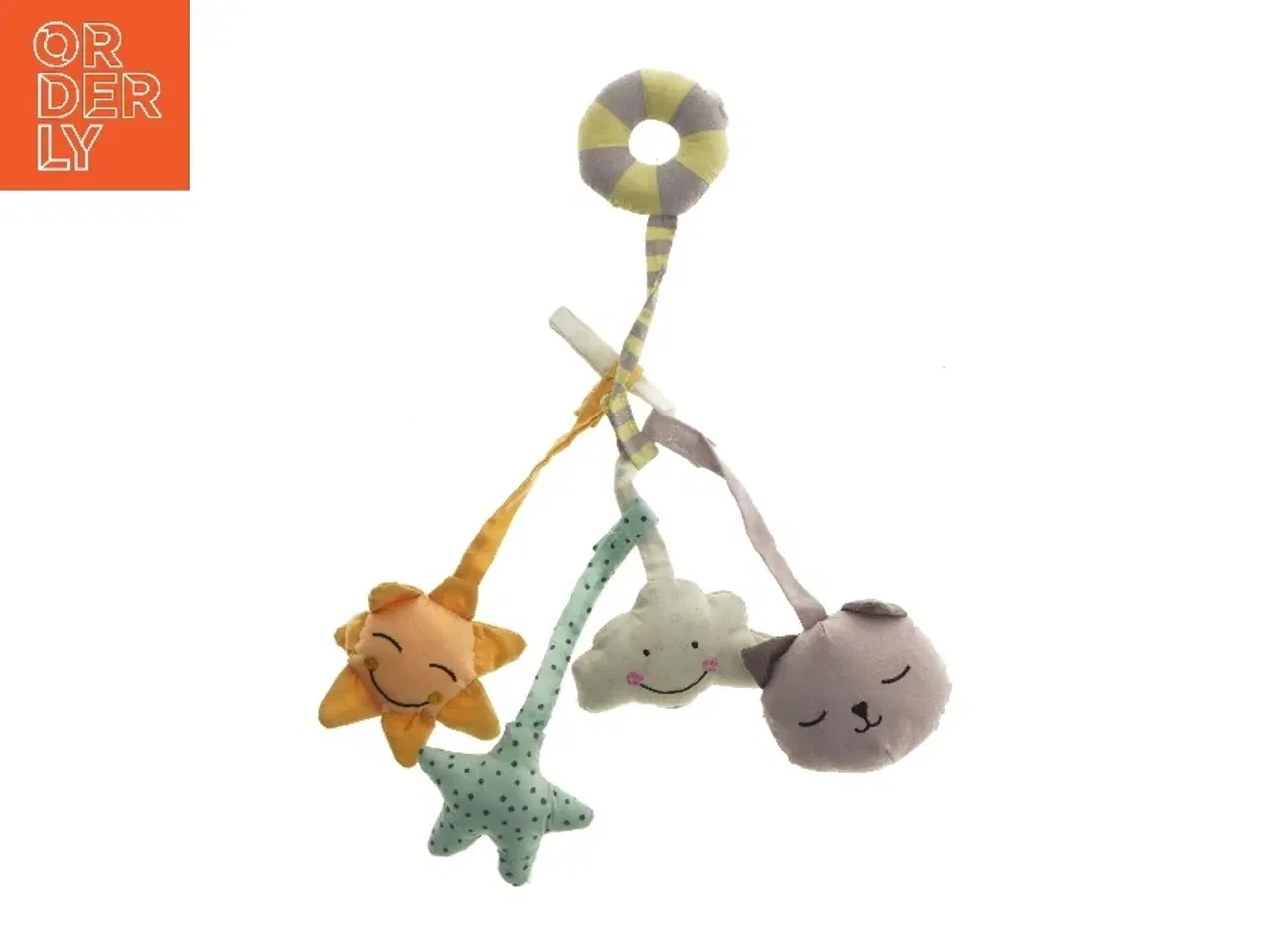 Billede 1 - Babylegetøj uro med figurer (str. 48 cm)