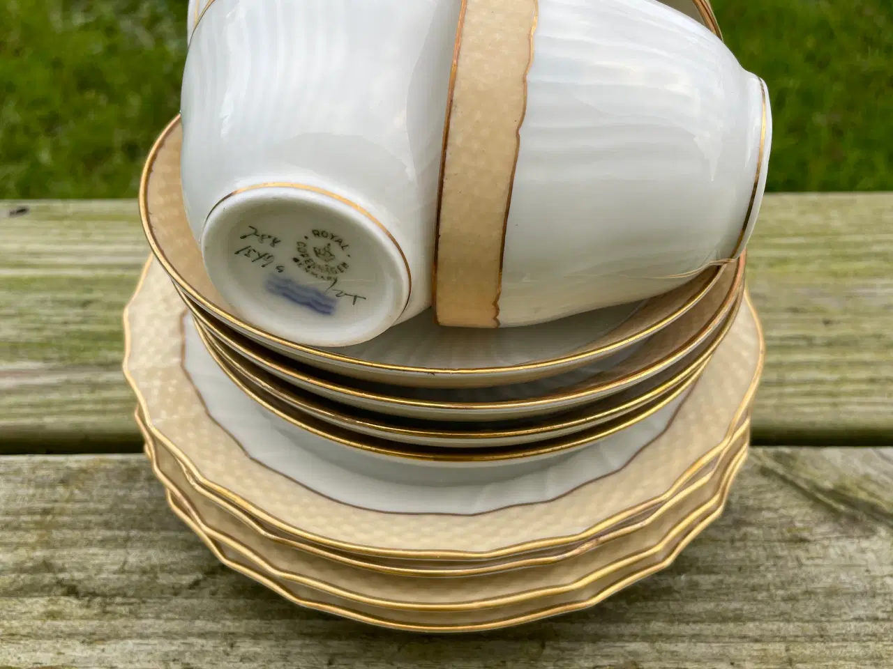 Billede 2 - Chamois Fond kopper med kagetallerkener fra RC