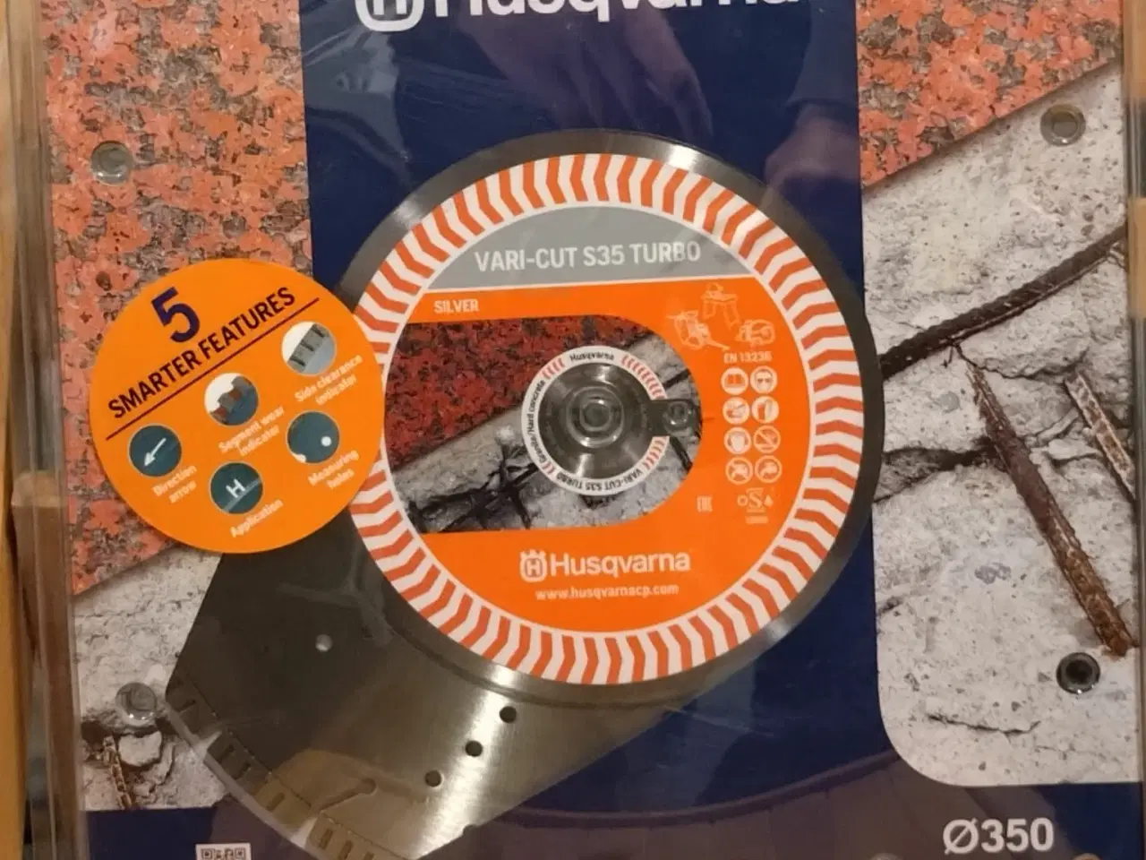 Billede 1 - Husqvarna diamantklinge VARI-CUT S35 Turbo - byd.