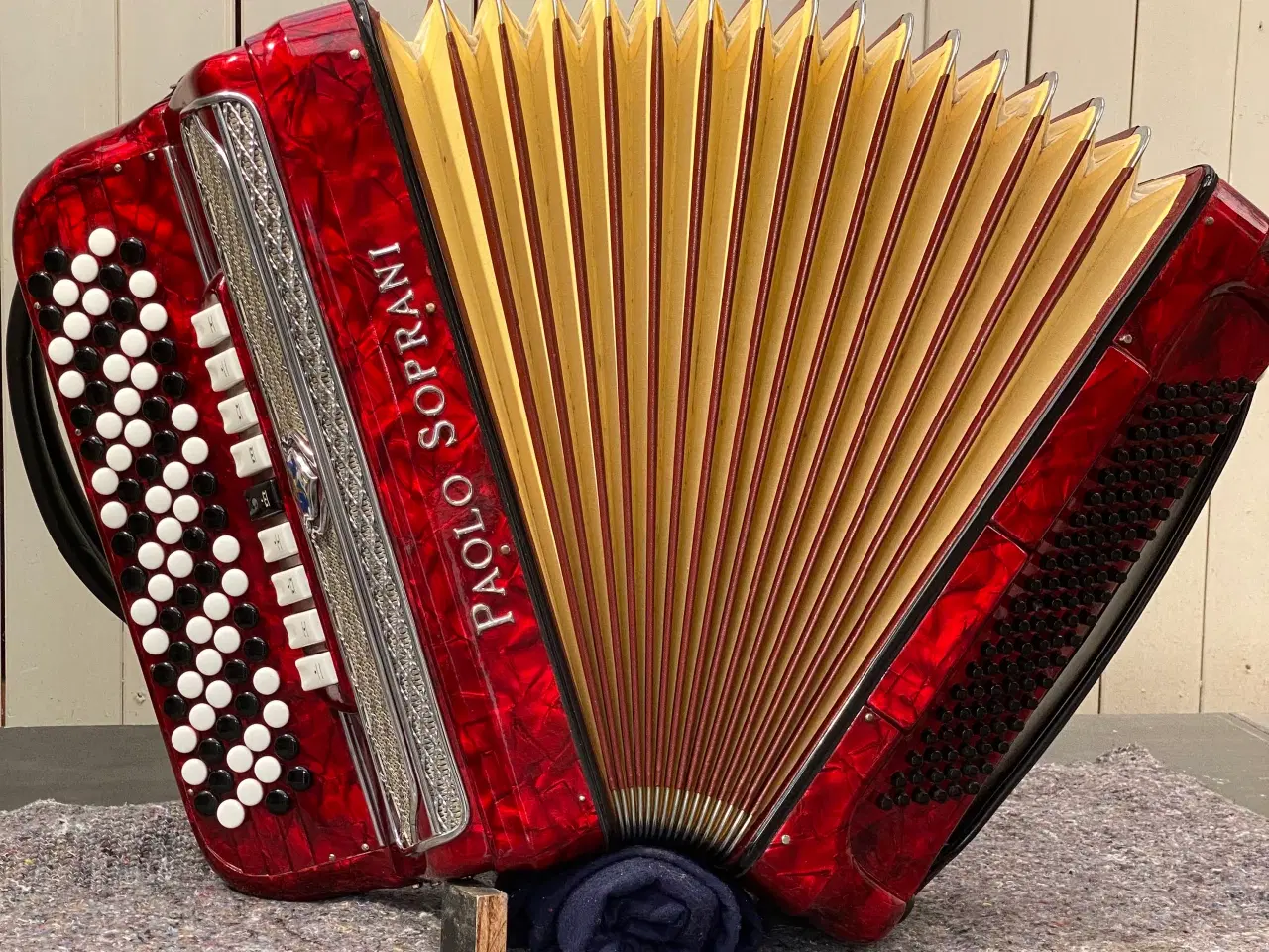 Billede 11 - 	Paolo Soprani knapharmonika m. kasse – god stand