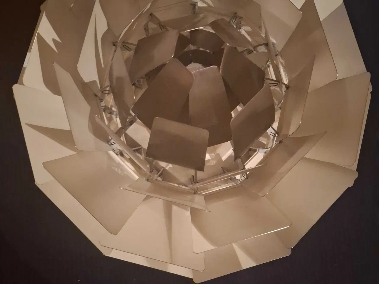 Billede 3 - PH LOFTLAMPE I BØRSTET STÅL Ø 60 CM