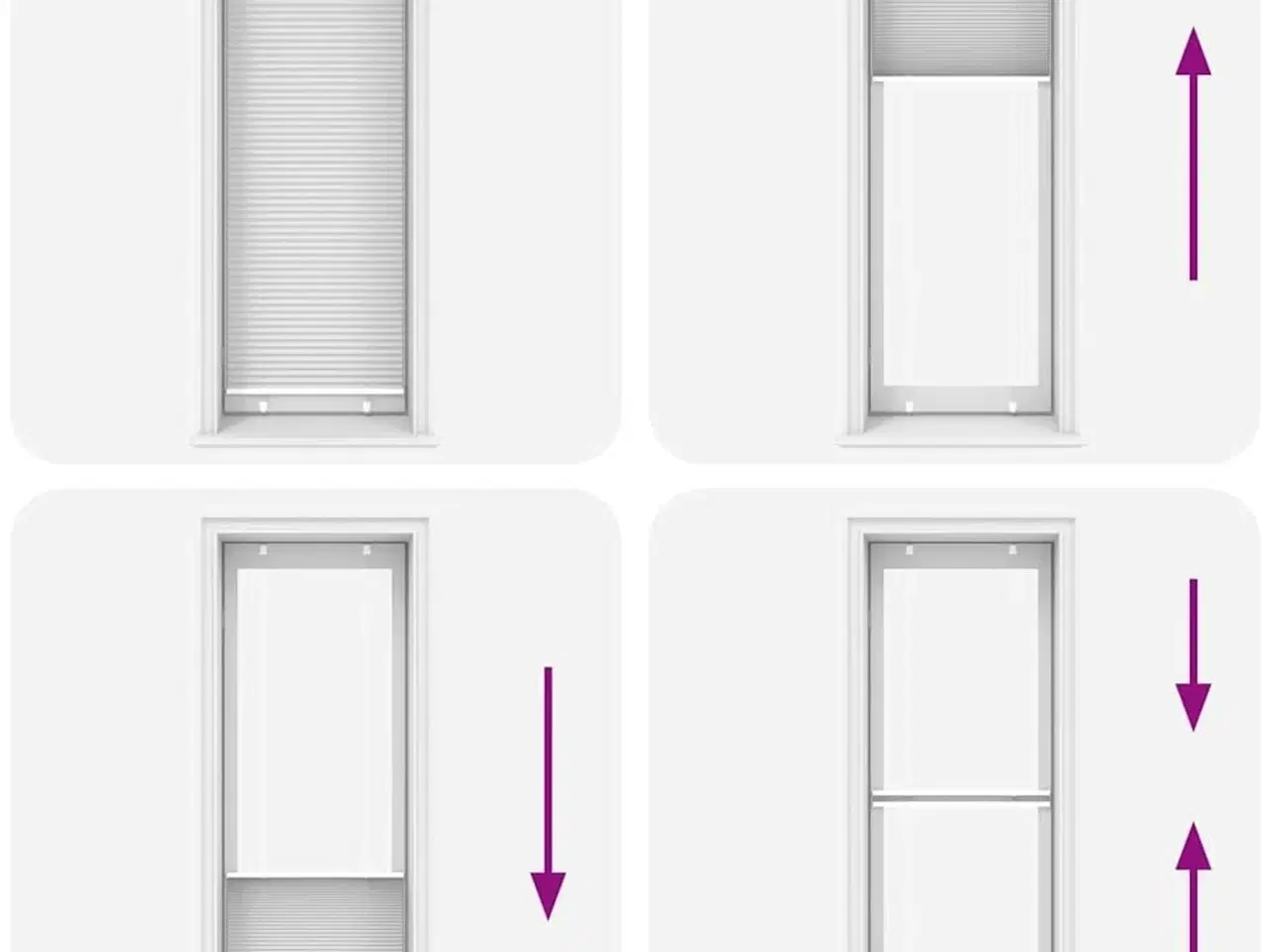 Billede 7 - Plisségardin Hvid 75x200 cm Stofbredde 74,4 cm Polyester