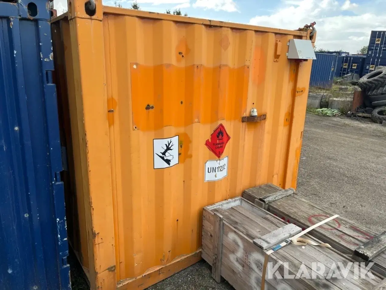 Billede 3 - Container Dancontainer 8Fod Med 1000liter tank