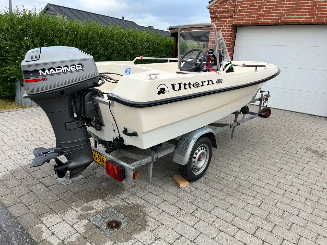 Billede 8 - Uttern 4102 14 fod styrepult, 40hk incl trailer