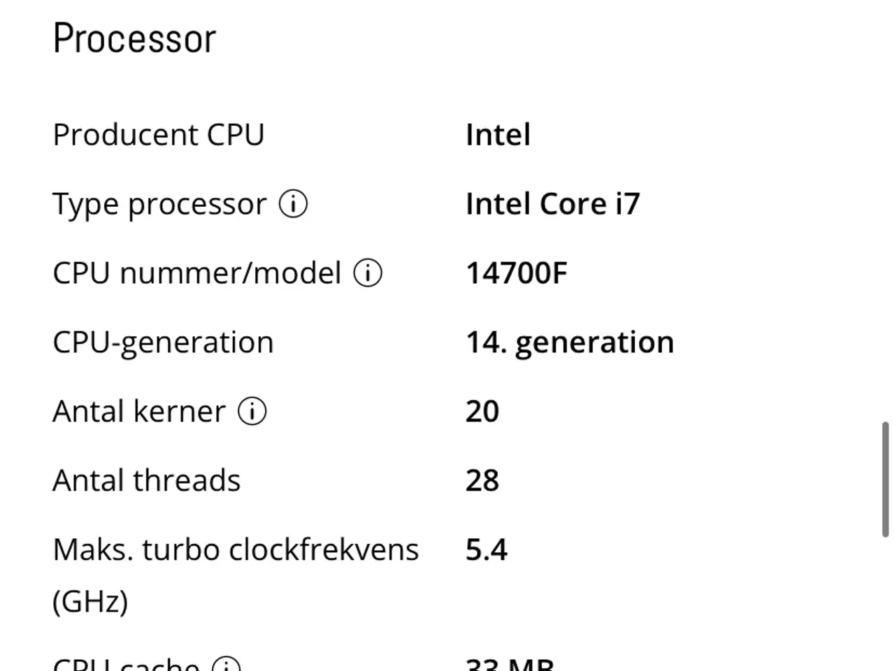 Billede 3 - HIGH END GAMER PC HP Omen 25L i7-14700F RTX 4060TI