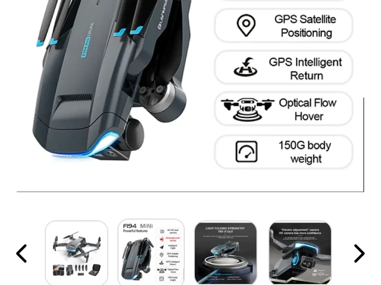 Billede 4 - Drone ZFR f194pro