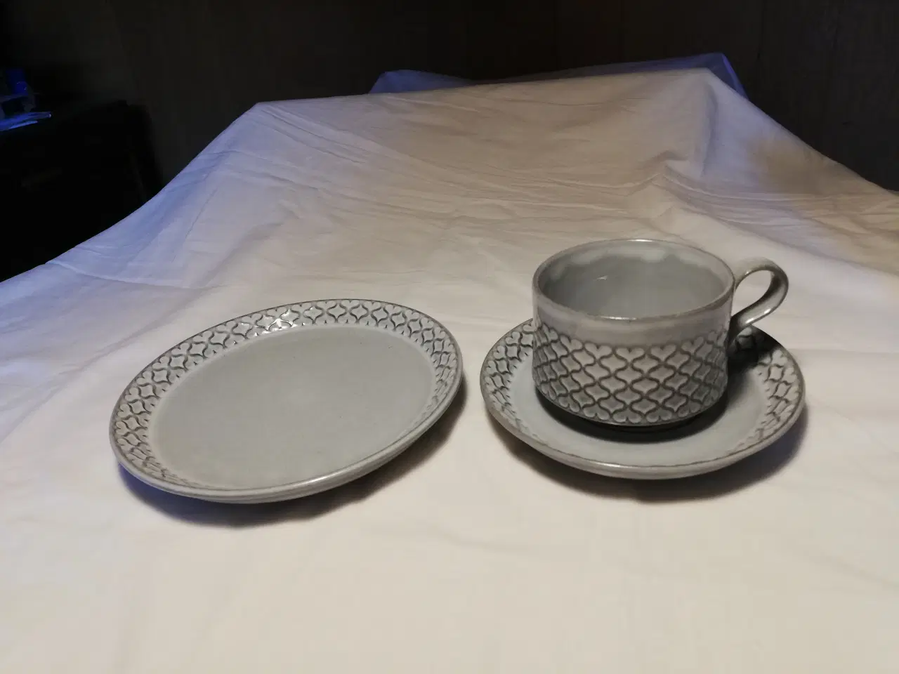 Billede 1 - 8 Cordial kopper med underkop og kagetallerken