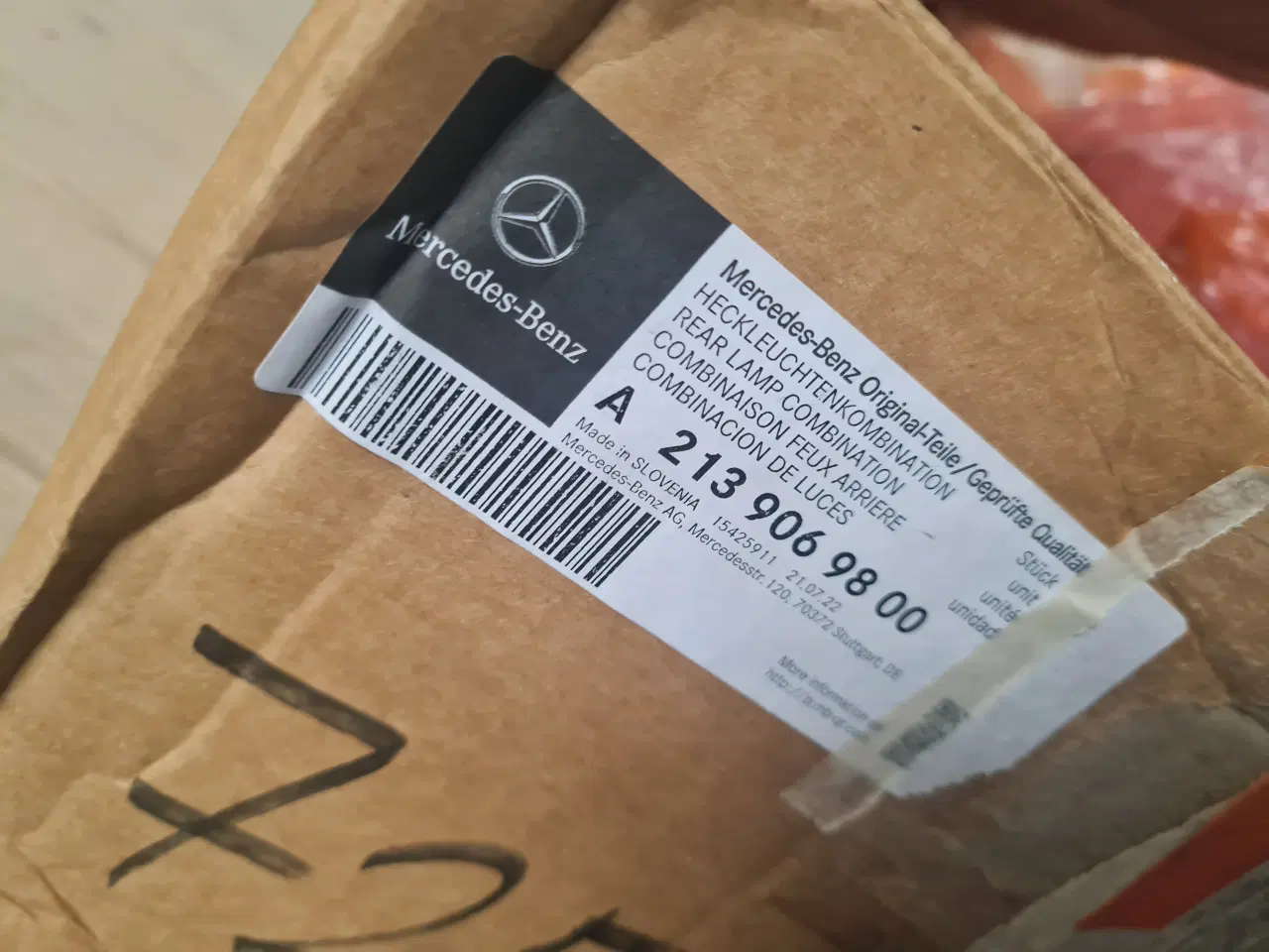 Billede 3 - Mercedes baglygte, til mercedes w213,højre side.