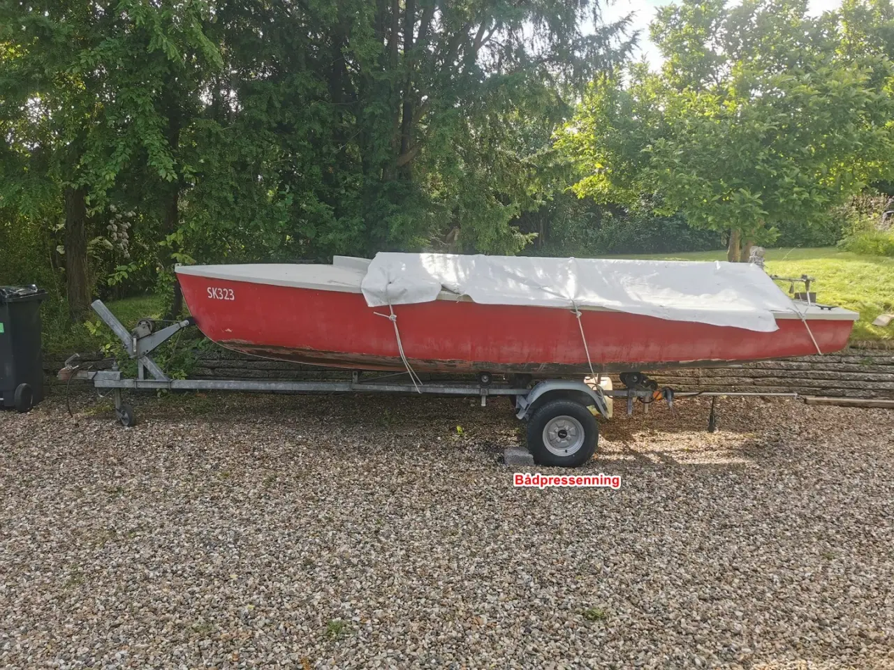 Billede 7 - Sejljolle med trailer og 4 hk 4taktsmotor