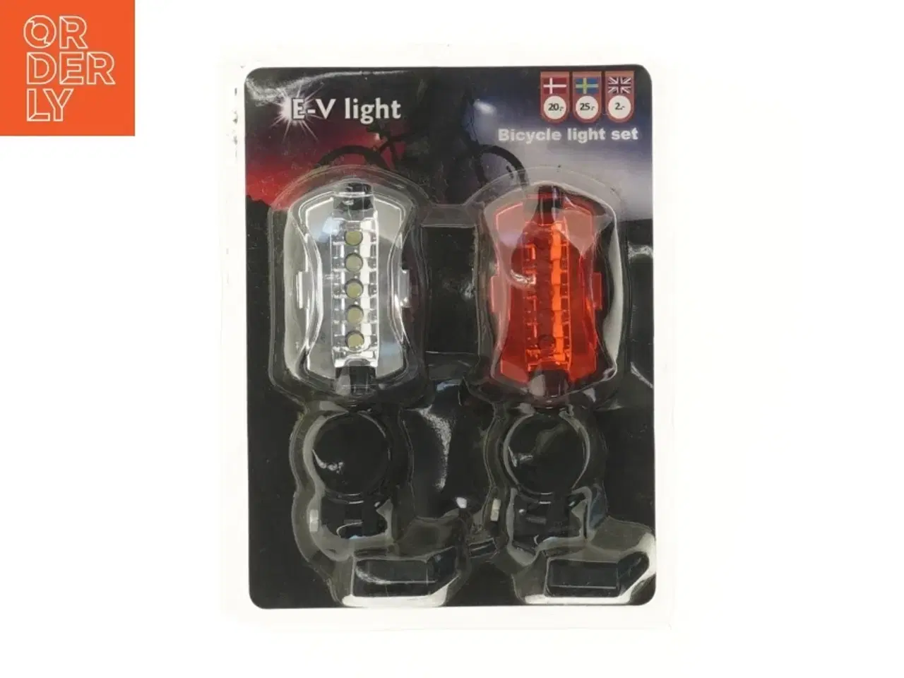 Billede 1 - Cykellygtesæt fra Delta (str. 6x4,3 cm)