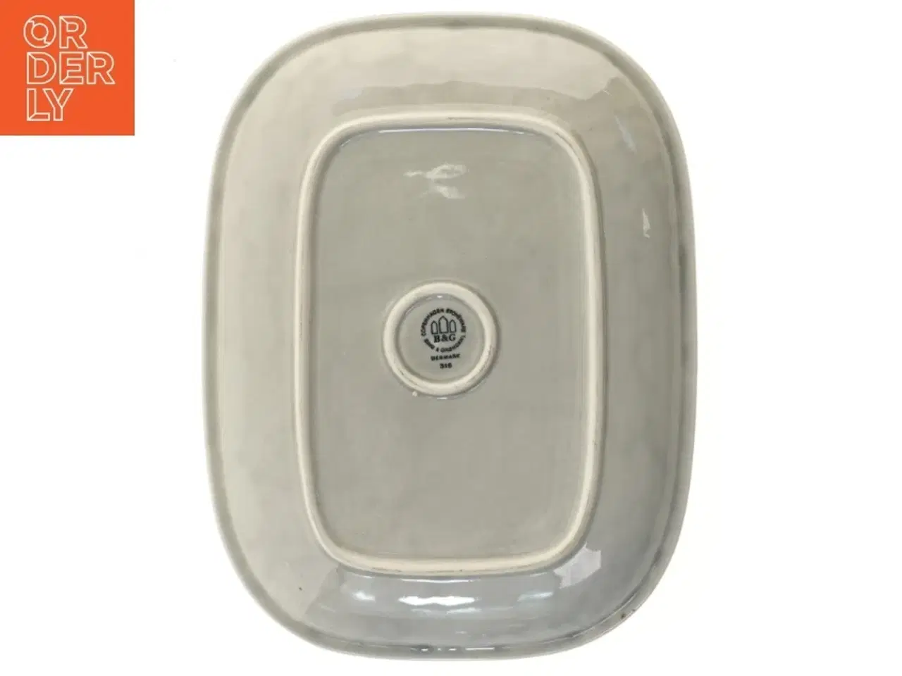 Billede 2 - B&G keramik fad fra B&G (str. 31x23,5 cm)