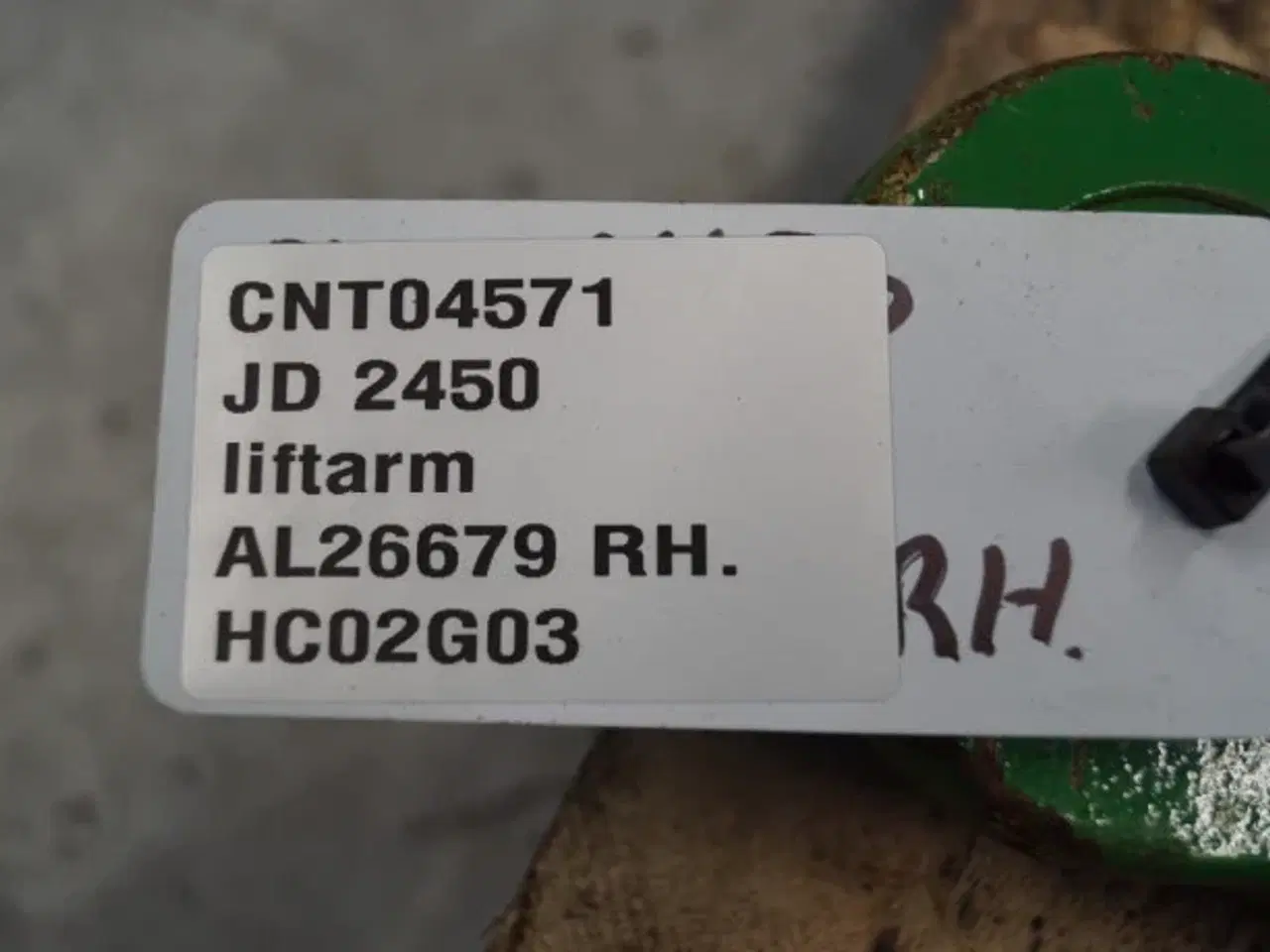 Billede 10 - John Deere 2450 R.H. Liftarm AL26679