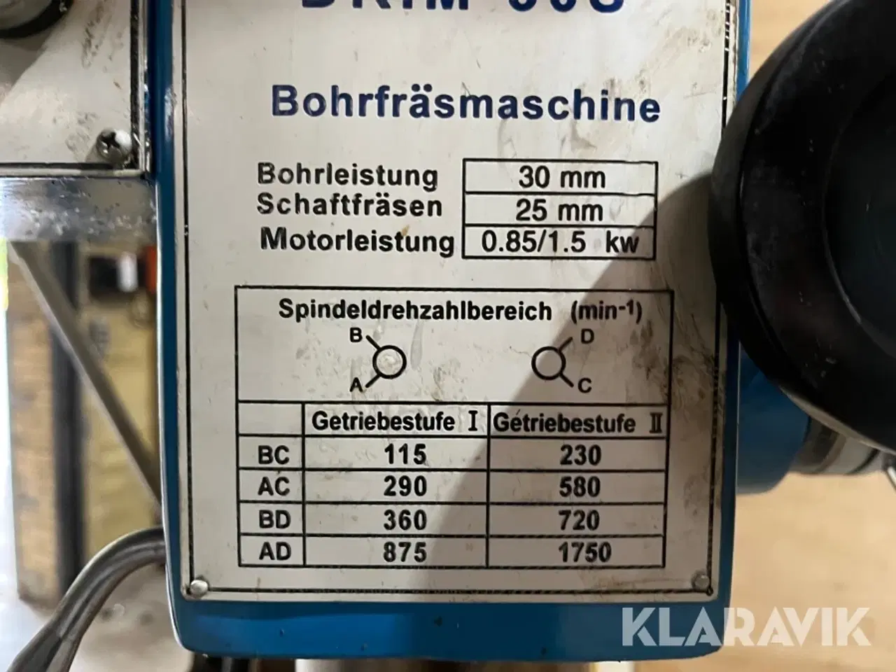 Billede 5 - Fræsemaskin Knuth Drim-30S