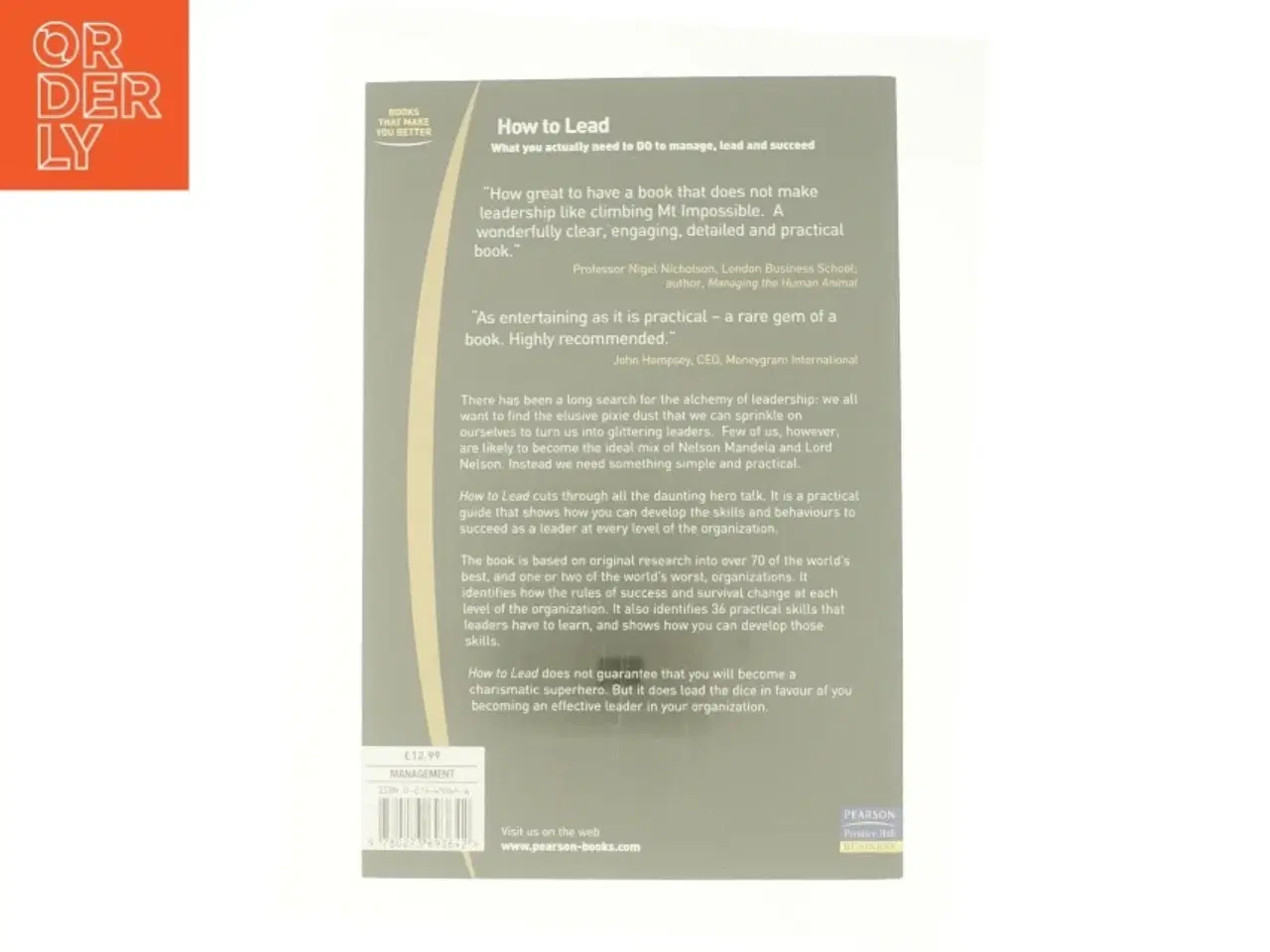 Billede 2 - How to Lead : What You Actually Need to Do to Manage, Lead and Succeed af Jo Owen (Bog)
